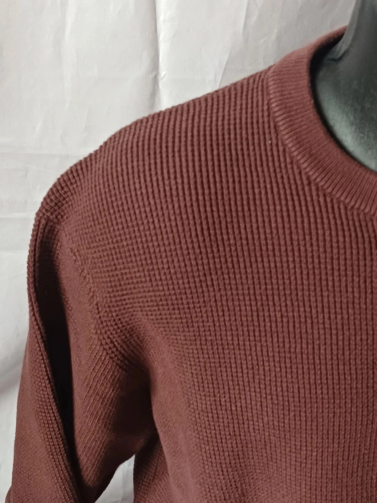 Brick brown Bonobo men's sweater size XL – photo 5